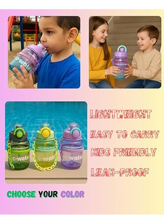 MINIIMODZ MINII MODZ Kids Magnetic Belt Water Bottle with Straw | 700 ml water bottle Best for School, Walks & Picnics - Image 4